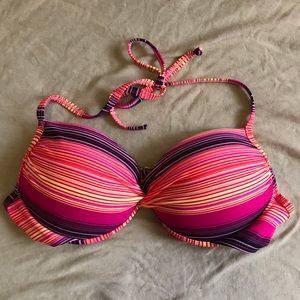 Stripped Bikini Top